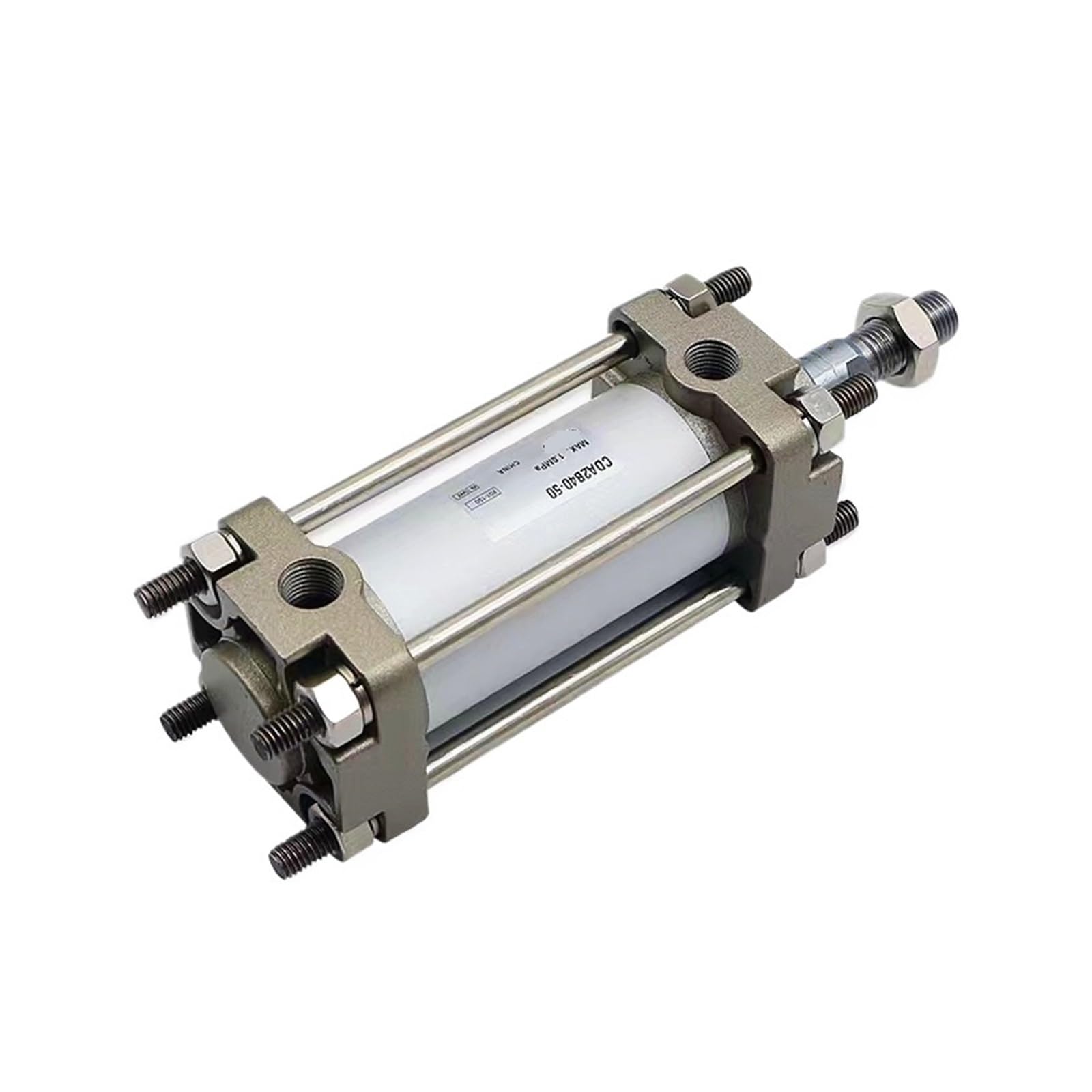 Cylindre standard CA2B40 double effet avec amortissement et tige en acier chrome resistant