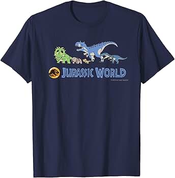 Amazon | ジュラシック・ワールド Yurukawa03 Tシャツ | Tシャツ