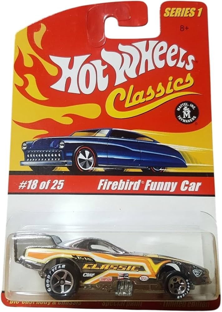 ミニカー HOT WHEELS FUNNY CLASSIC Amazon.com: Hot Wheels Classic Series 1: Firebird Funny Car #18 of