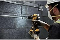 Vista 6 de DEWALT 20V MAX Taladro de martillo, 1/2", inalámbrico y sin escobillas, compacto con configuración de 2 velocidades, solo herramienta (DCD805B)