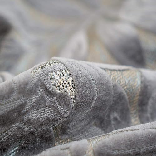 Miniatura 5 de Funda para almohada o cojín Alerfa de 18 x 18 pulgadas con estampado floral, terciopelo, moderna, apoyo lumbar, decorativa, para sofá, para