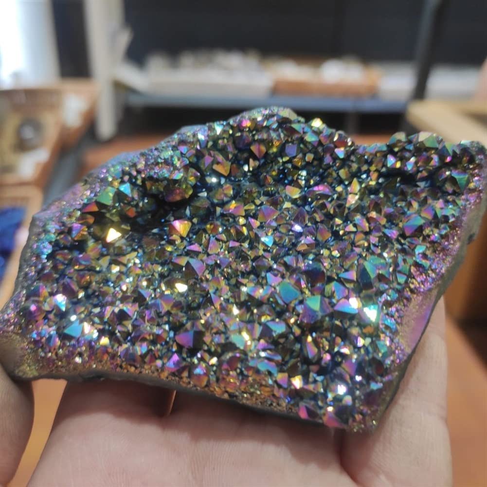 Spécimen Minéral Naturel Stibnite - Cristaux En Grappe Brillants - 1,64 Lb (environ 745g) - Neuf