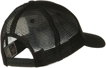 OTTO Solid Cotton Twill Low Profile Nylon Mesh Back Cap - Grey