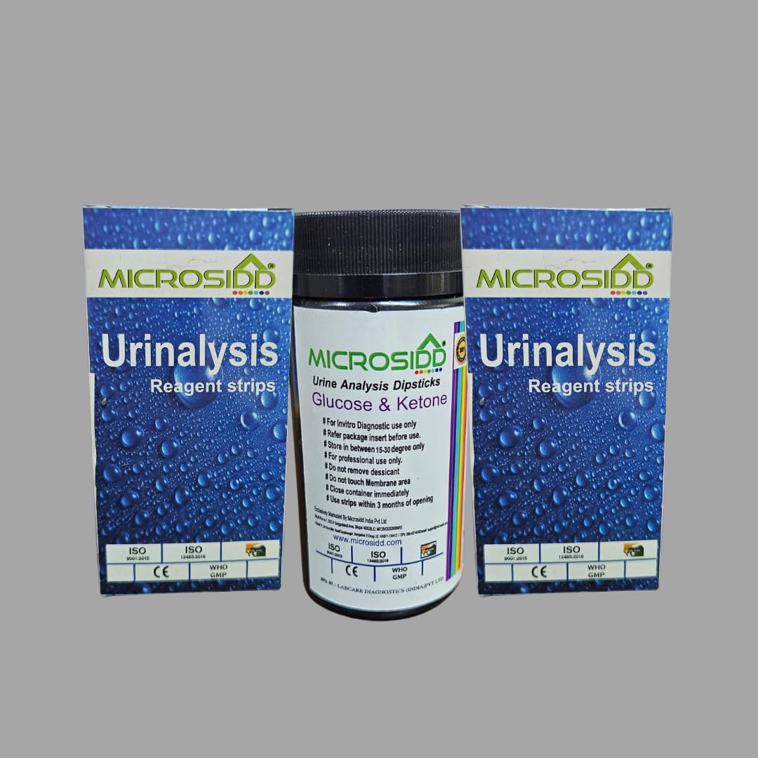 Microsidd Ketone Glucose Urine Strips (2)
