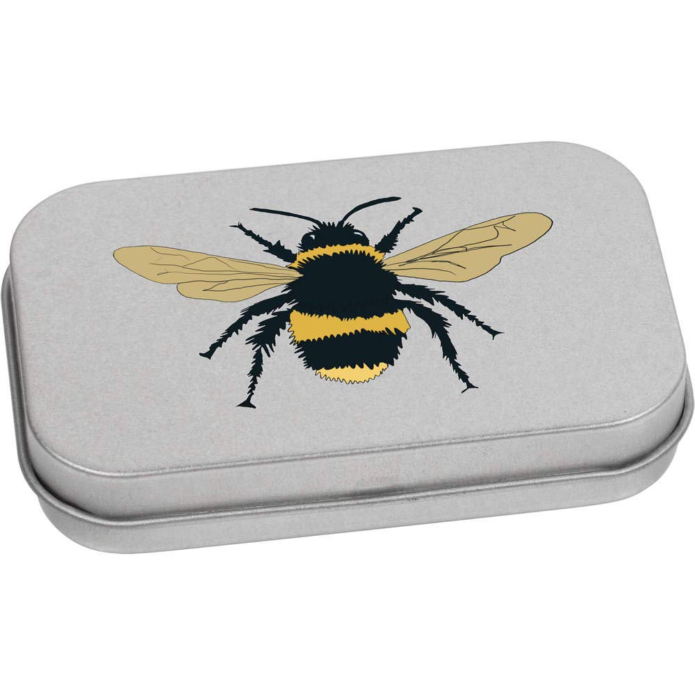 Azeeda 80mm 'Bee' Metal Hinged Tin/Storage Box (TT00123260)