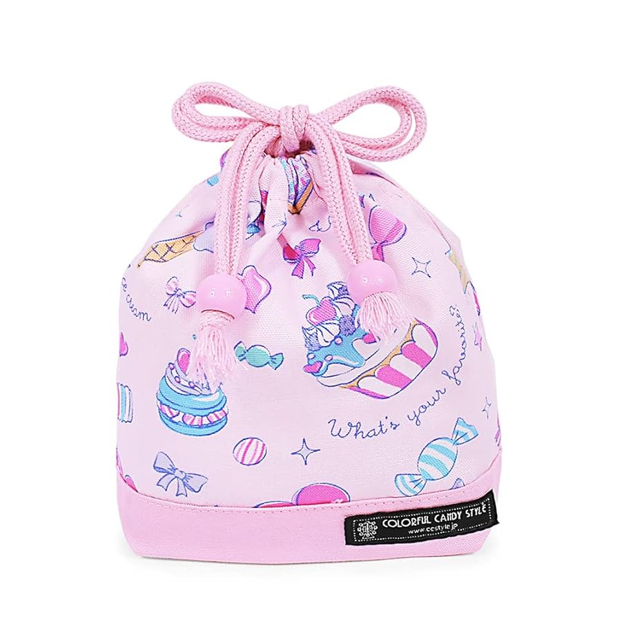 Amazon.co.jp: COLORFUL CANDY STYLE コップ袋 女の子 巾着 小