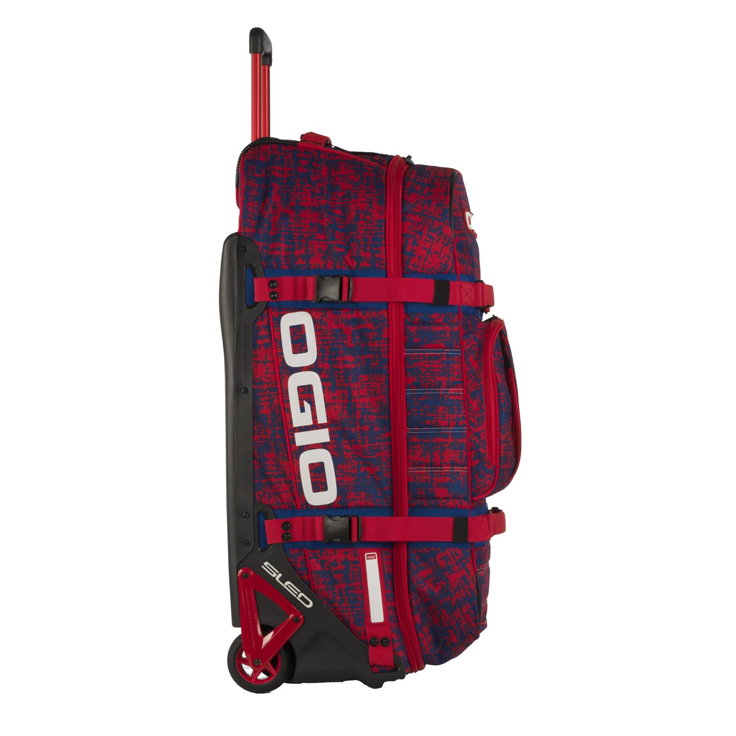OGIO RIG9800 Pro Wheeled Gear Bag Chaos Red/Blue