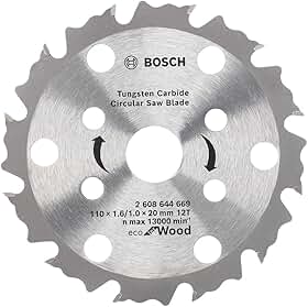 Bosch Disco Serra Circ Eco Coolteq Ø110x20mm 12 dentes