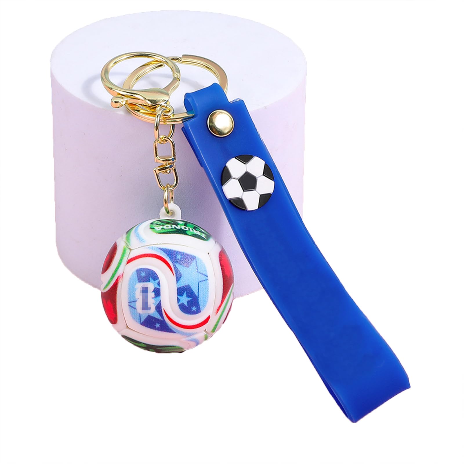 Siddiuop 2026 Soccer Ball Keychain and Football keychain soccer Accessories Football Sports Events Party Decorations Keyrings Anniversary Birthday Fan Gift for Soccer Fans