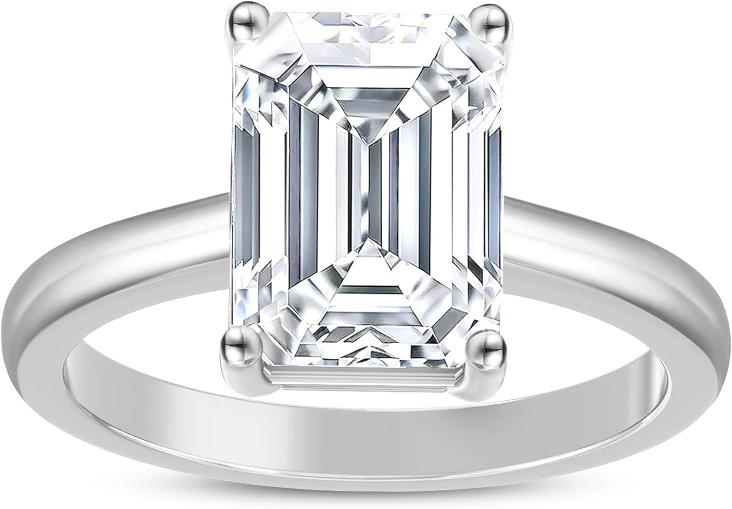 1 Carat -5 Carat (CT. T.W.) IGI Certified Fancy Cuts Lab Grown Diamond Solitaire Engagement Ring | 14K White or Yellow Gold Wedding Anniversary Ring | D-F Color and VS1 Clarity