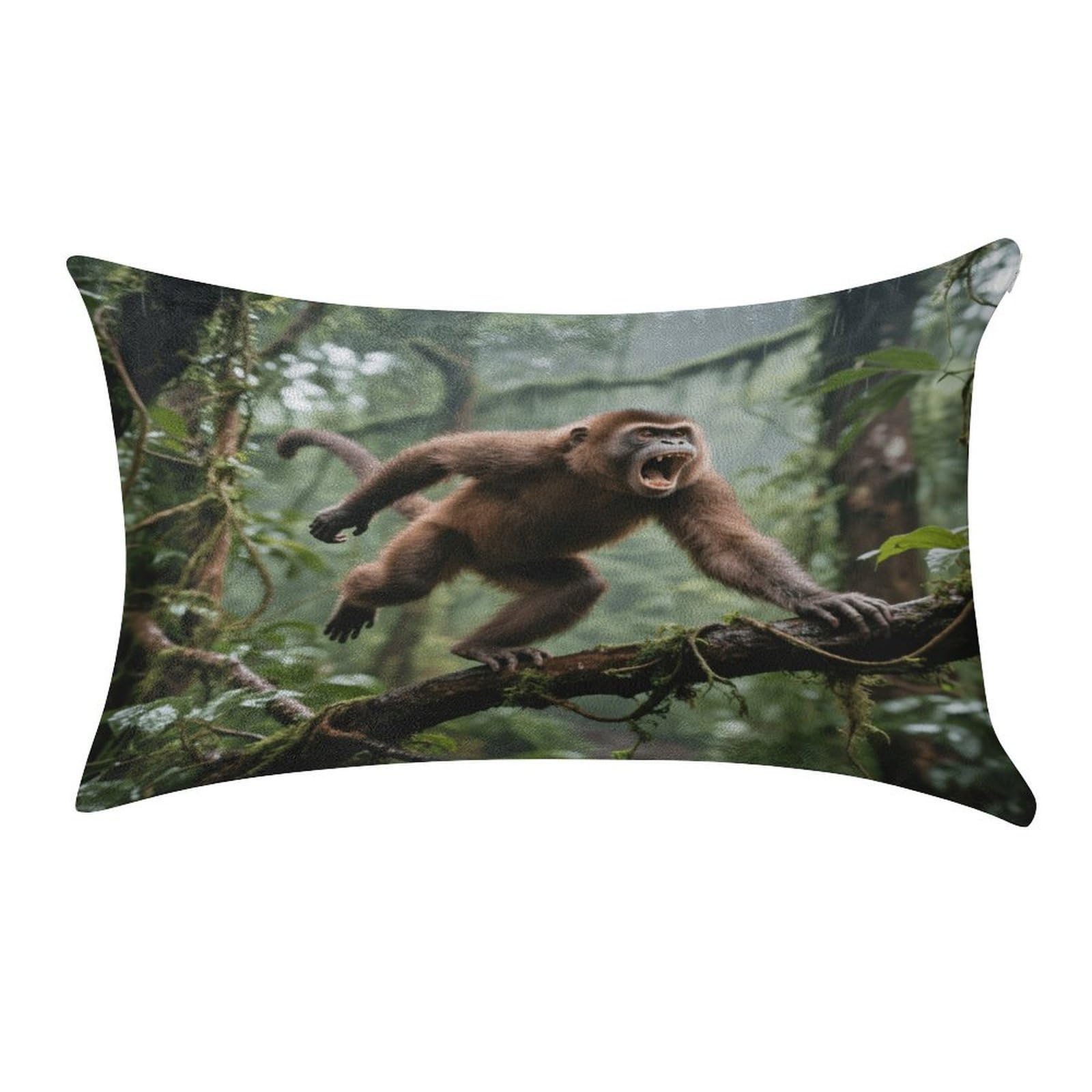 Fekiloot Style Howler Monkeys Pillow Covers Home Decor Pillow Cases