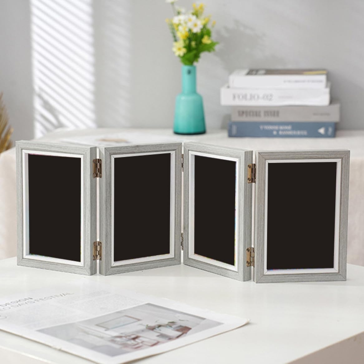 Amazon.co.jp: [LSDZW] 写真立て ハガキサイズ 2枚 L判も可 キャビネ