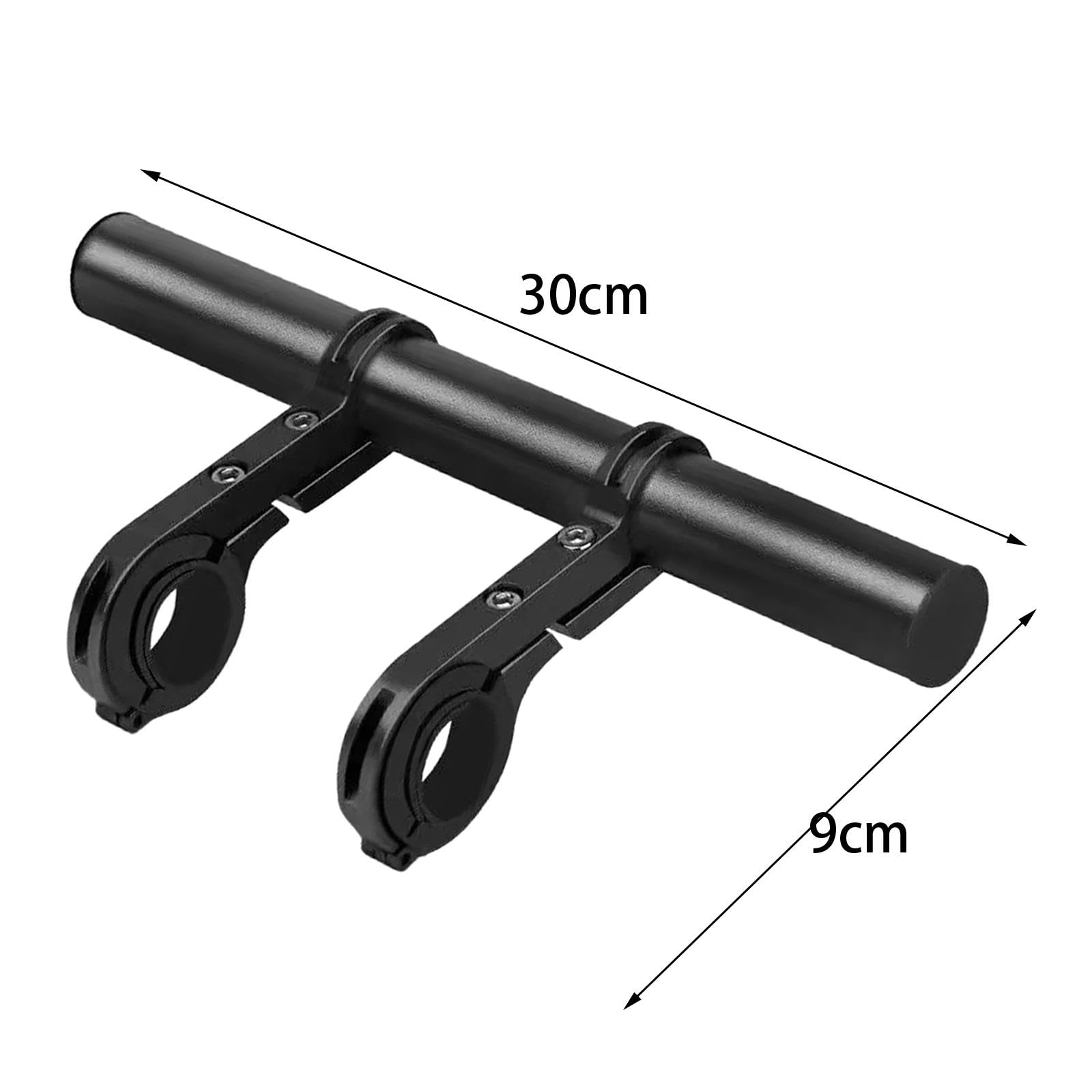 MagiDeal Manillar de barra de extensión para cochecito, extensión de manillar desmontable, reposabrazos de extensión para carrito de bebé, negro