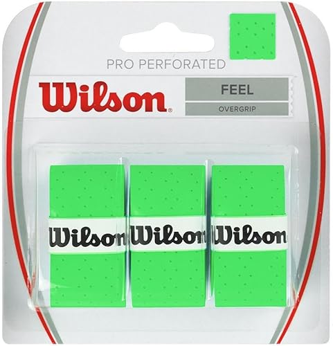WILSON Nuevo Pro Overgrip perforado paquete de 3