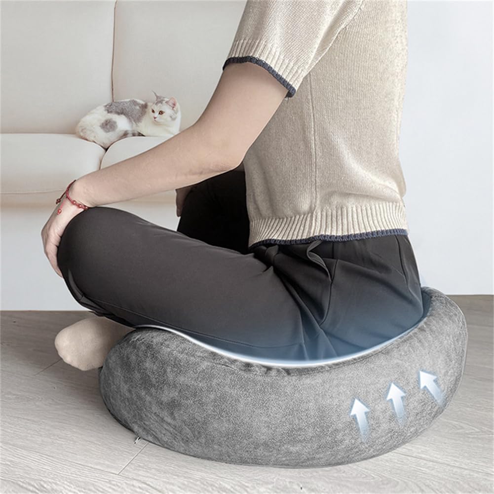 Ergonomic Zafu Meditation Cushion With Memory Foam - View #10
