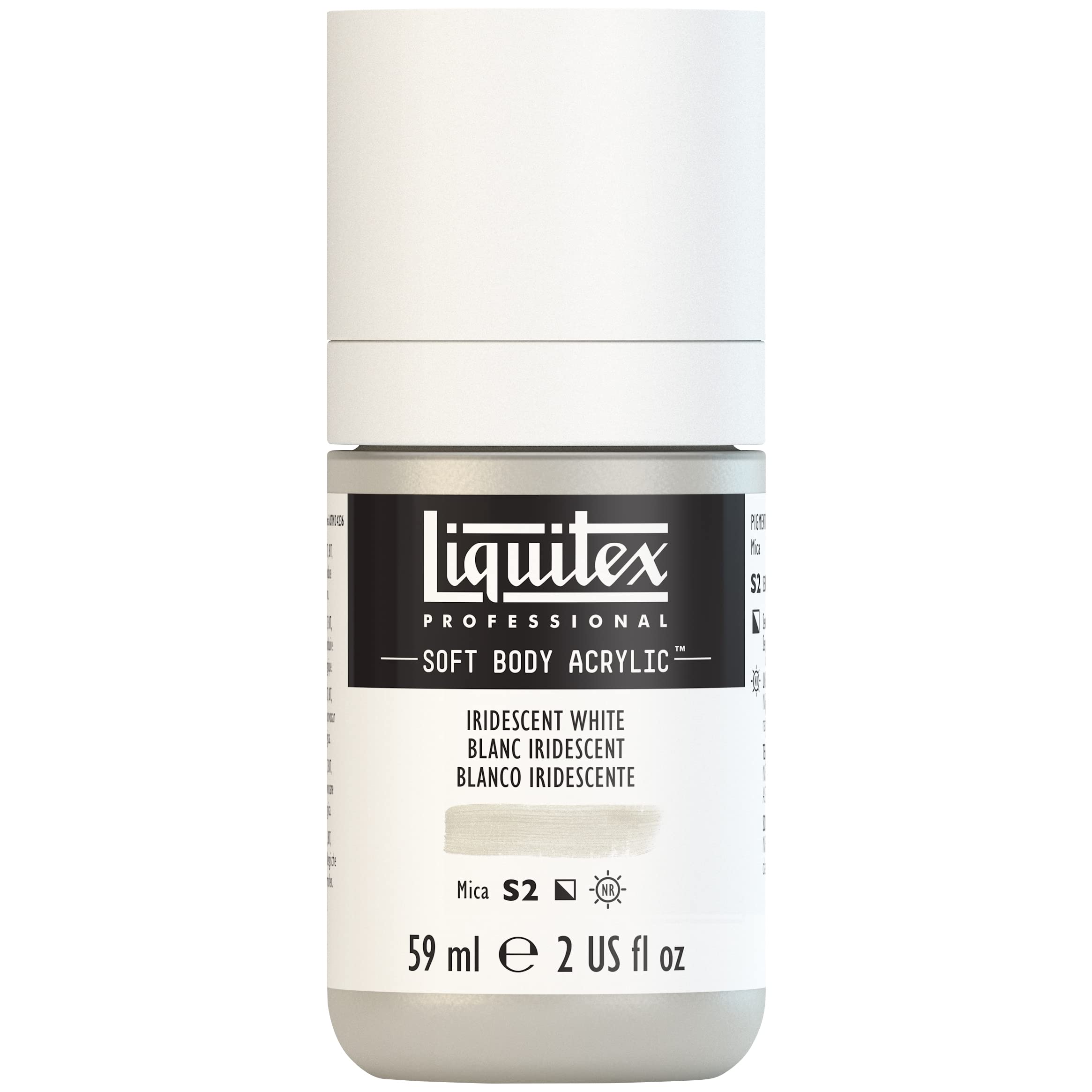 Liquitex Acrylic Paint, Iridescent White, 59 ml (Pack of 1) — image 1