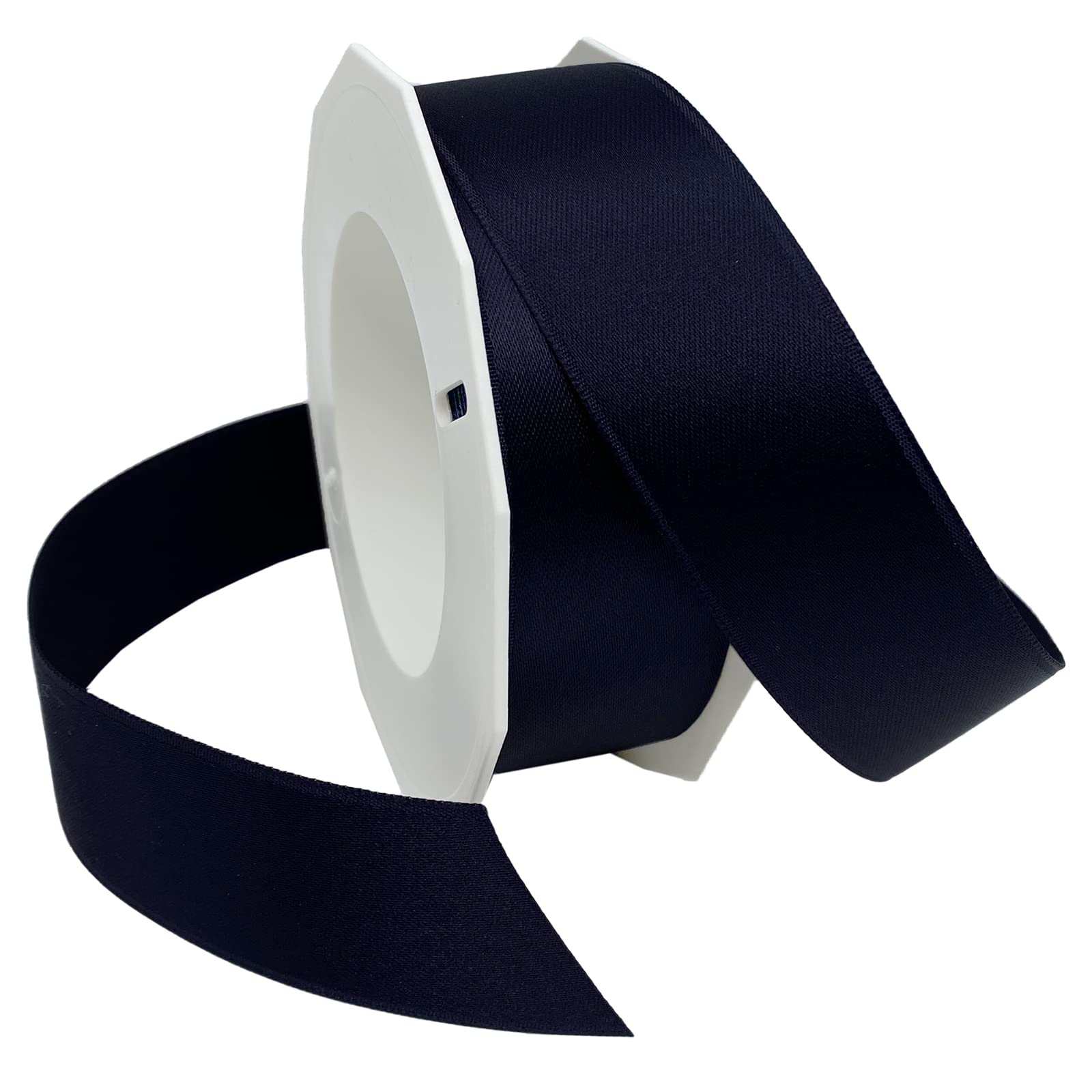 Ruban de satin suisse lapis bleu mercerie rubanerie loisirs créatifs et couture