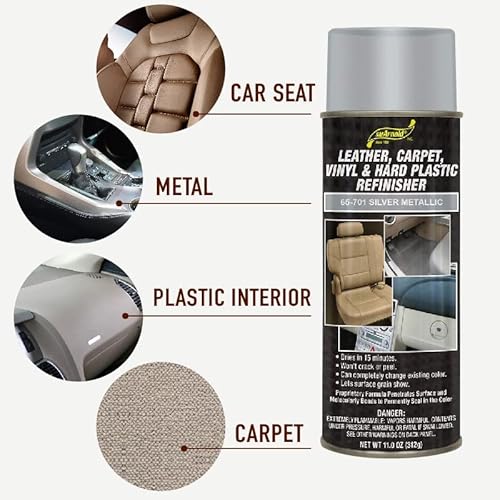 S.M. Arnold 65-701 Sm Arnold Refinishing Spray Paint - Silver Metallic 11 Oz. - For Leather, Carpet thumb #3