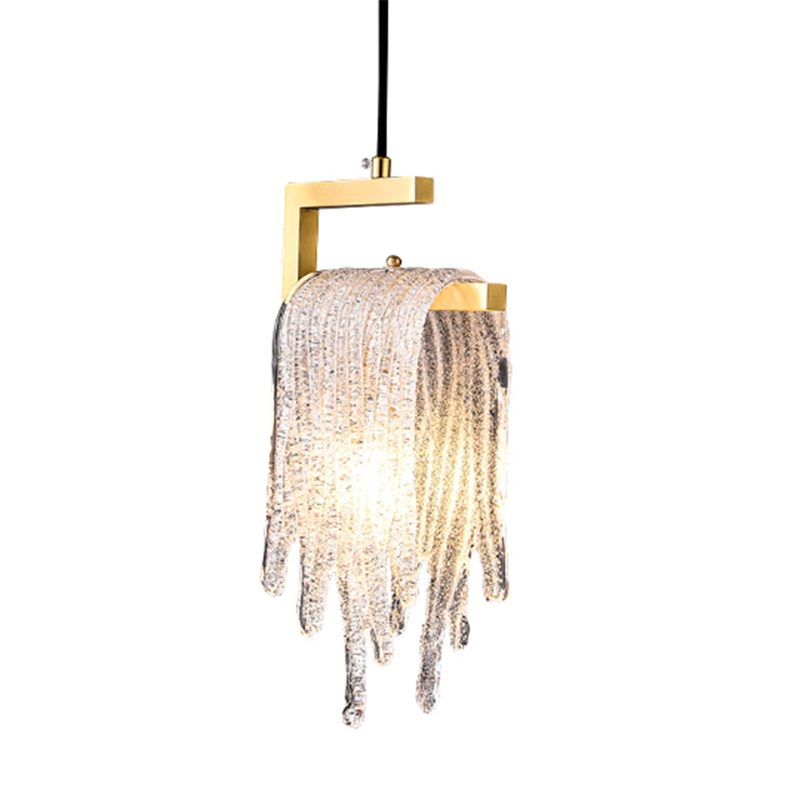 Lampes suspendues en verre pour une ambiance bistrot de café moderne