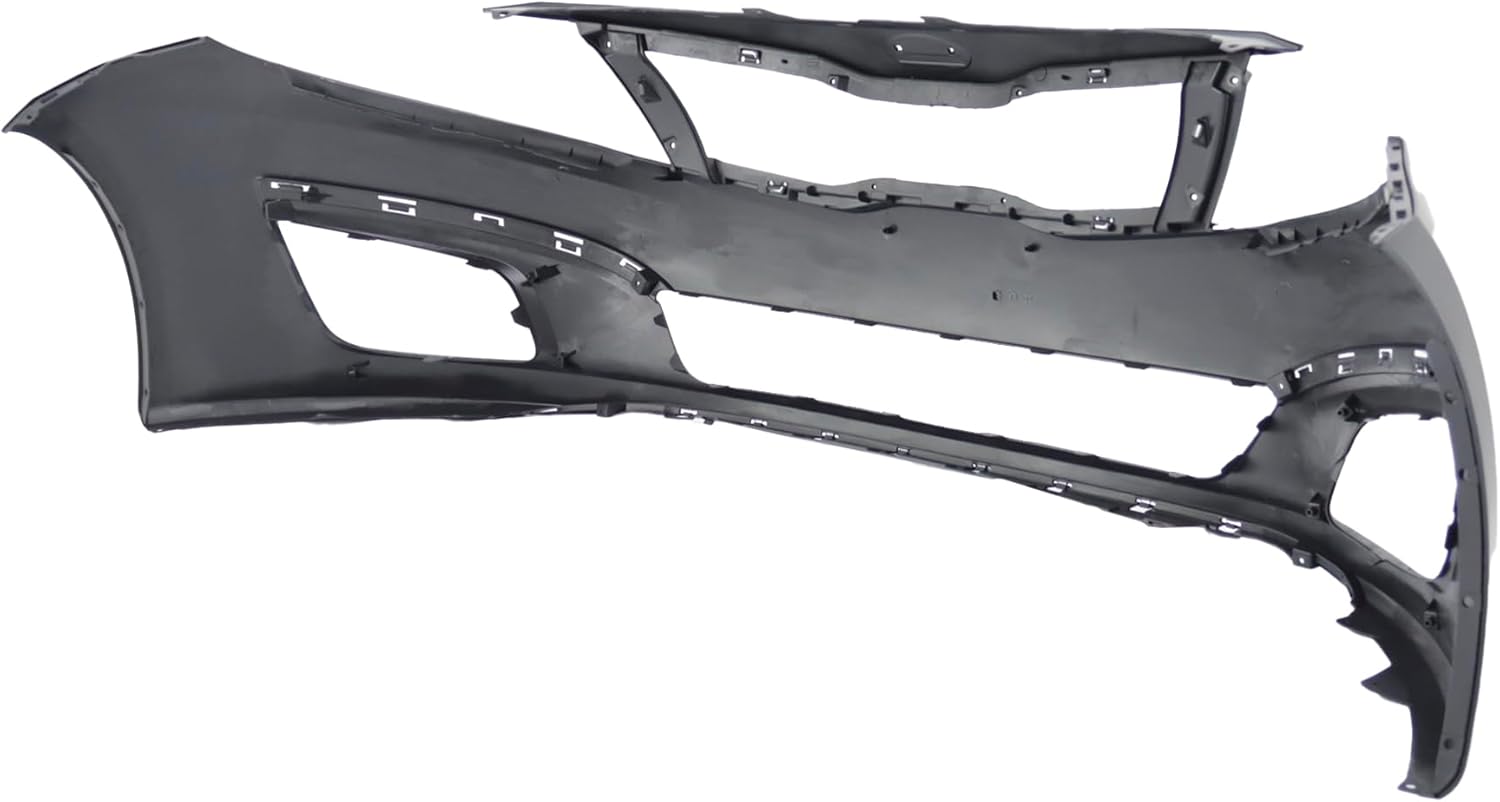 FitParts Compatible with Front Bumper Cover Fascia 2014-2015 Kia Optima EX LX SXL SX Turbo. New Primed Without Sensor Holes, With Fog Light Holes. KI1000168 865114C500