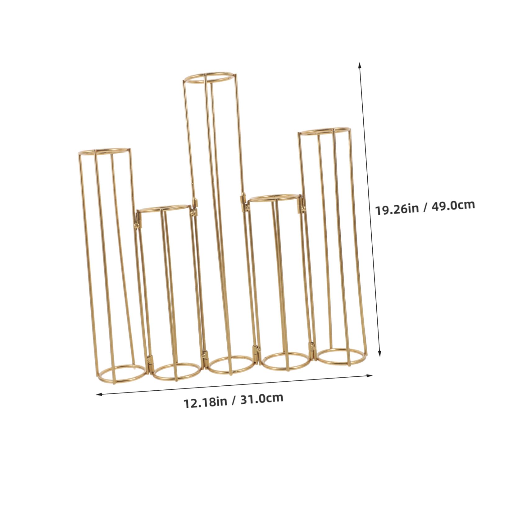 Vases Hydroponiques Verre Tubes à Essai pour Fleurs Jardinière Transparente Support De Plantes pour Décoration De Bureau Salon Et Mariage