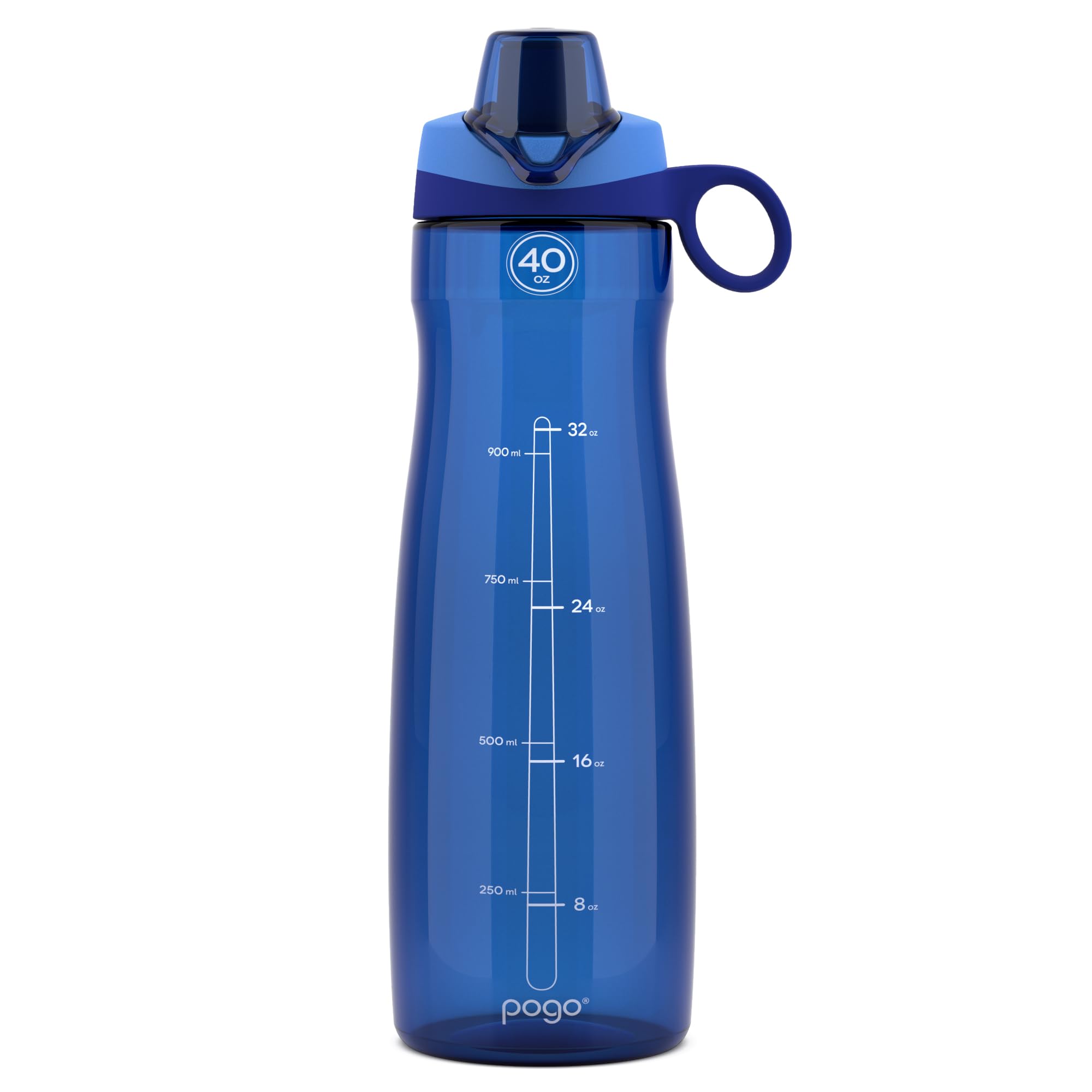 Pogo BPA-Free Plastic Water Bottle with Chug Lid
