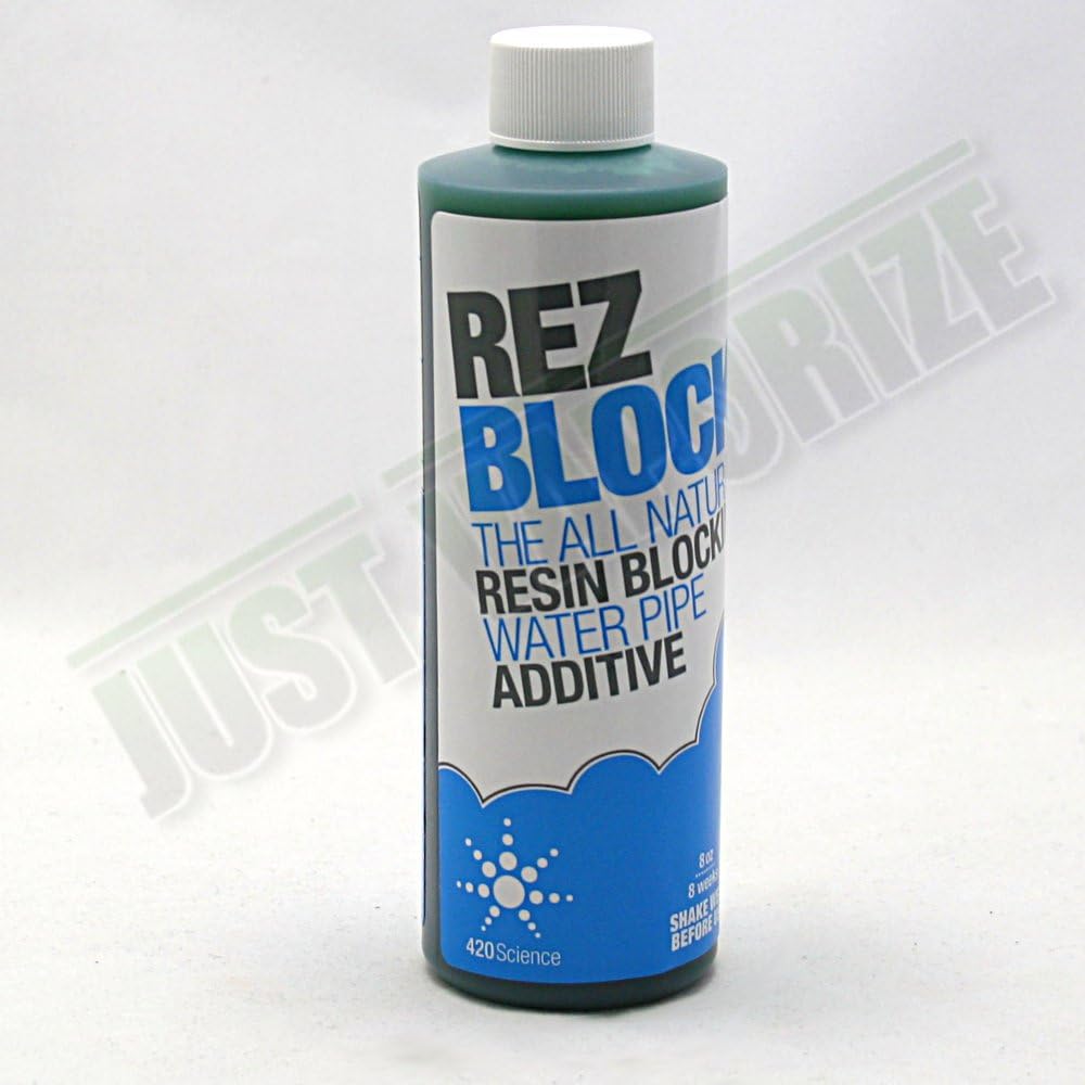 Rez Block - All Natural Resin Blocking Water Pipe Additive - 8 oz