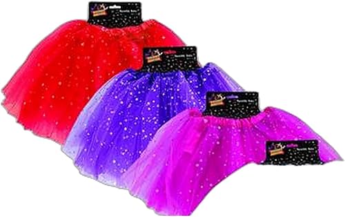 Dress Up Tutu Sparkle Assorted Cols One Size Assorted Colours