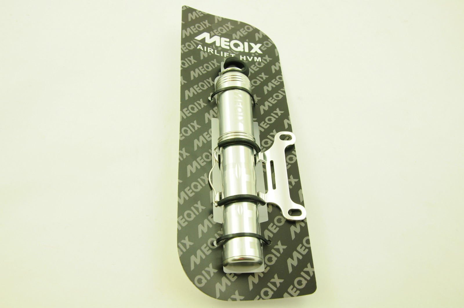 MEQIX AIRLIFT HVM ALLOY MTB BIKE PUMP TWINHEAD FOR ALL VALVES PISTON LOCK RMJ813