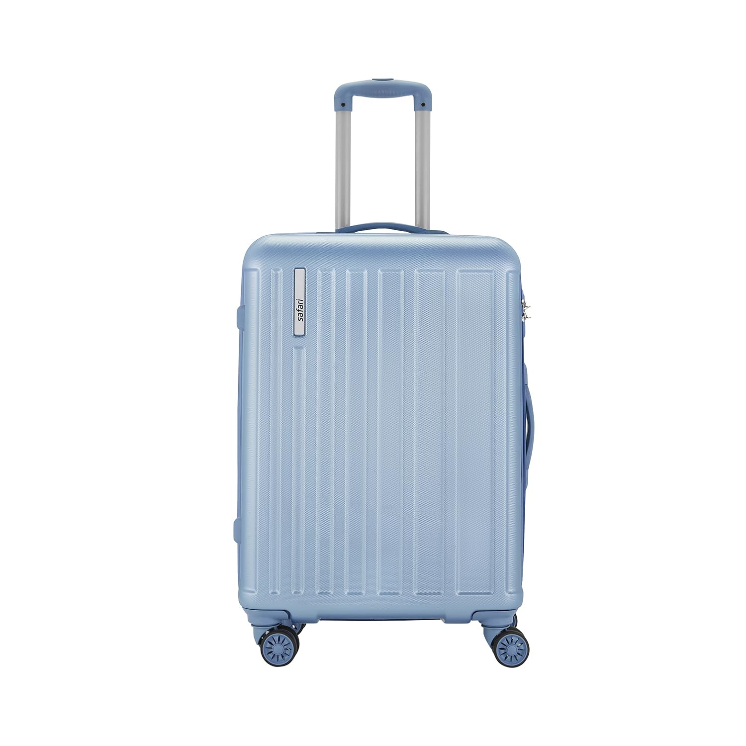 Safari Safari Aqua 79cm 4W Pearl Blue Trolley Bag with Dual Wheels