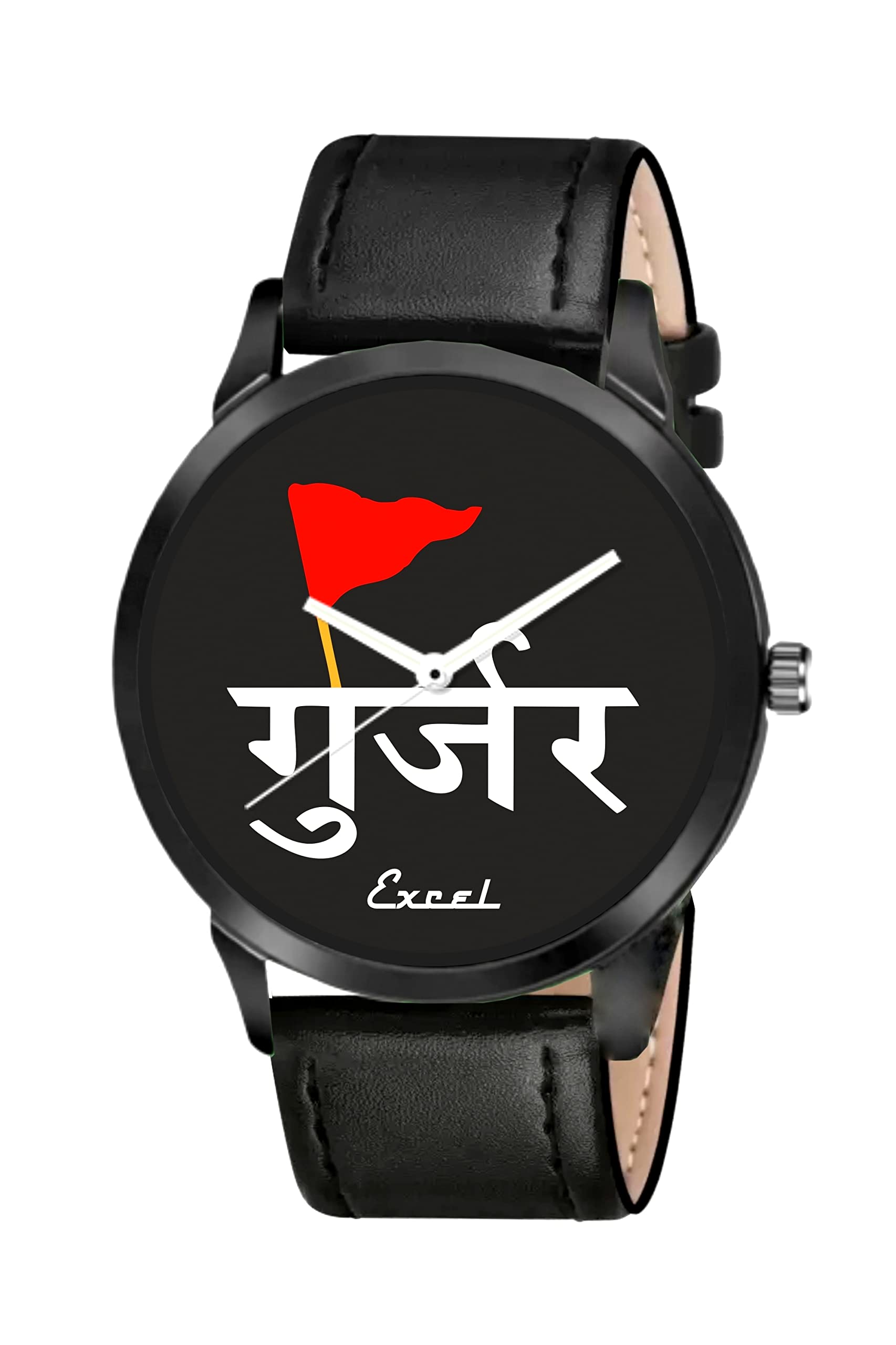Classic Black Gurjar (Flag) Analog Watch for Boys & Men (B0CCND2CHV) Amazon Price History, Amazon Price Tracker