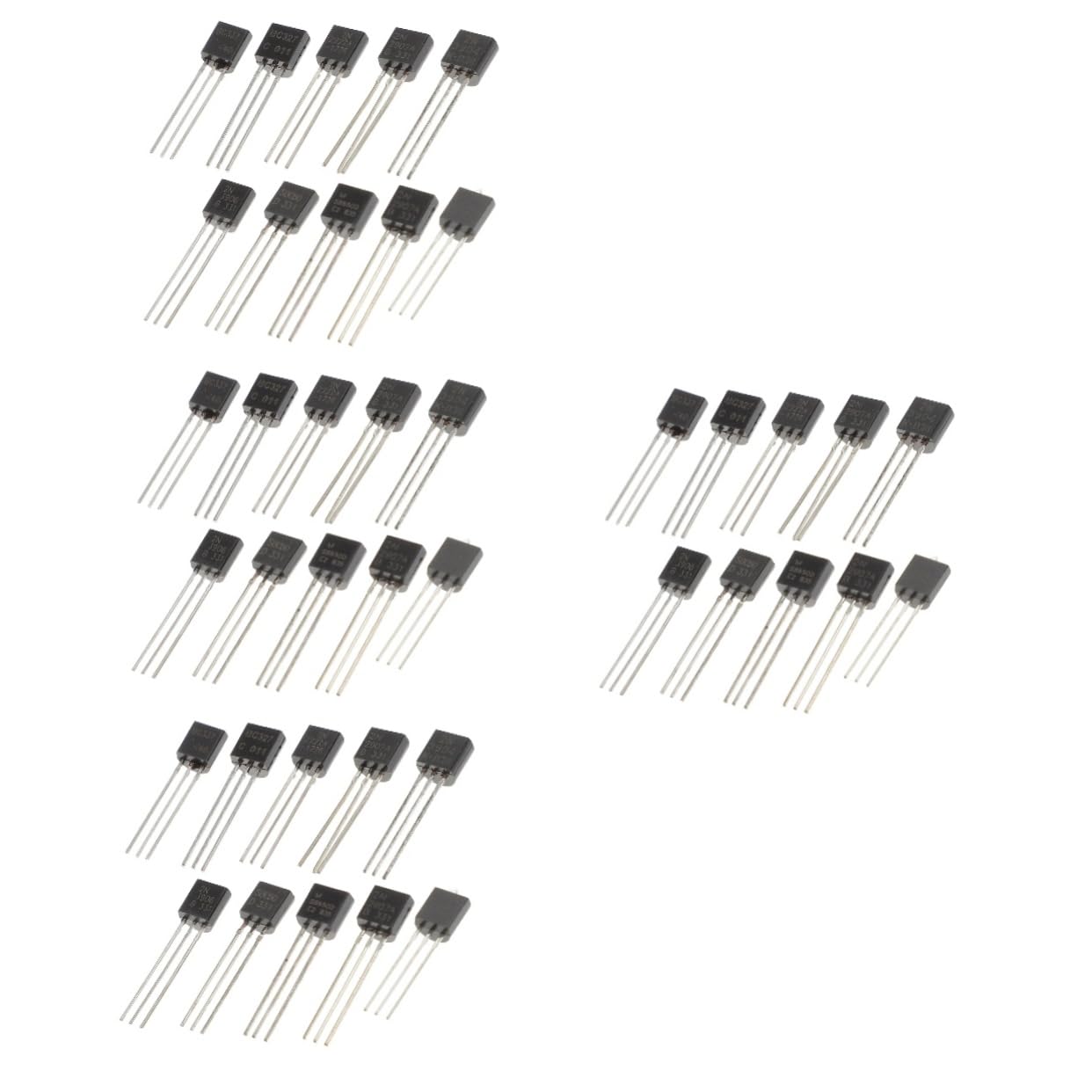 Gatuida 800pezzi Kit Assortimento Transistor Per Elettronica Varie Specifiche Per Esperimenti e Progetti Fai Da Te