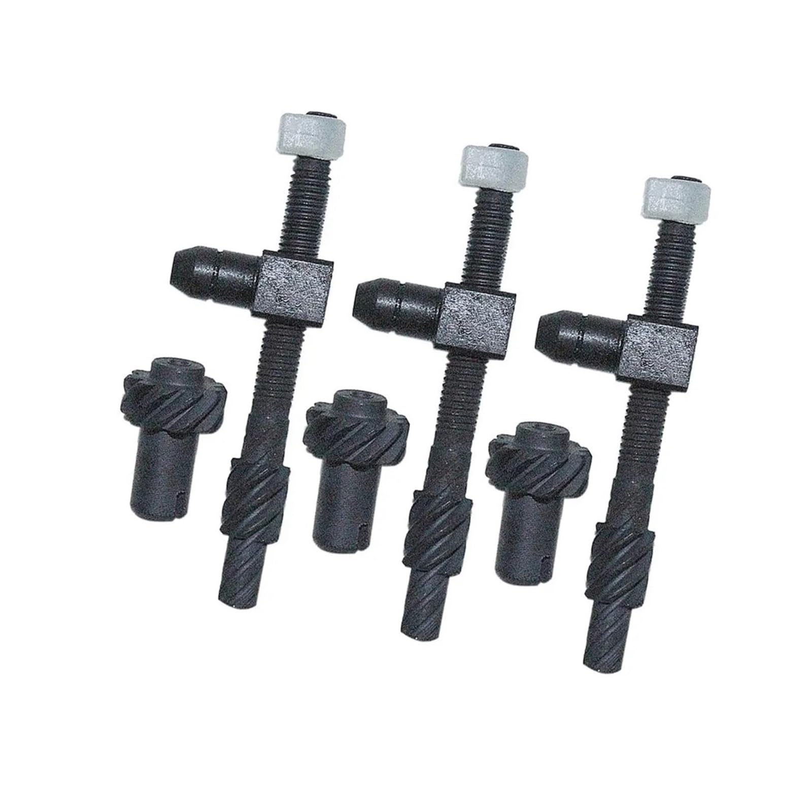 Juego de 3 Tornillos tensores de Ajustador de Cadena Aptos for Motosierra 455 455 460, Pieza de Herramienta de Repuesto OEM 575260403