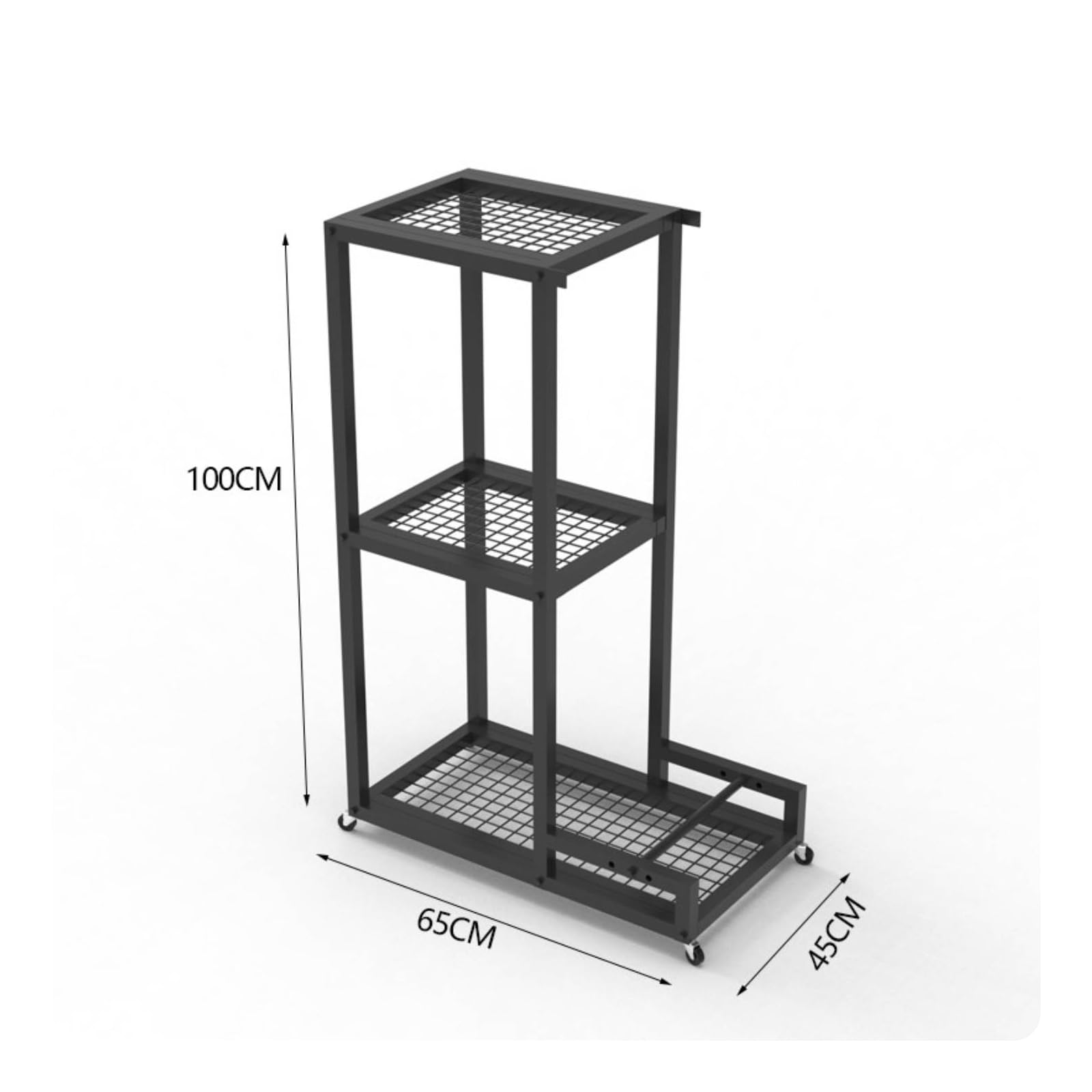 Milageto Soporte para Esquís y Snowboard Estante Organizador Portaesquís de Suelo sin Montaje en Pared Estructura Reforzada Que, Soporte De Exhibición Negro Modelo Principal