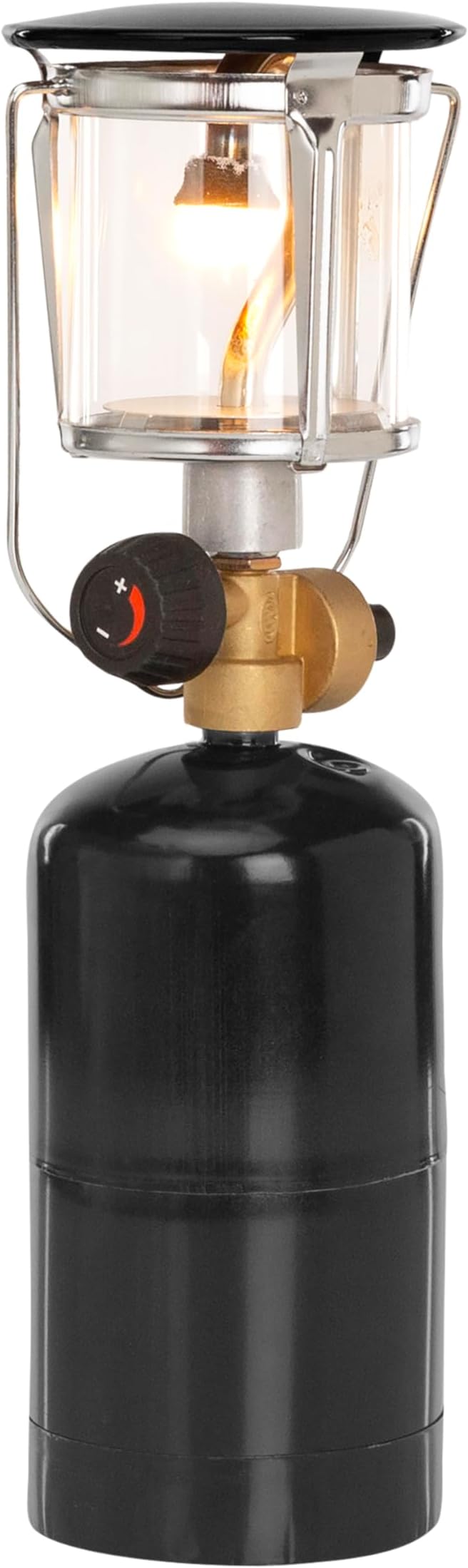 Propane Mantel Lantern – Outdoor Light with Adjustable Brightness, Carry Handle, Ventilated Hood, High-Output, Portable, for Emergency, Backpacking, Camping – Mantels Included