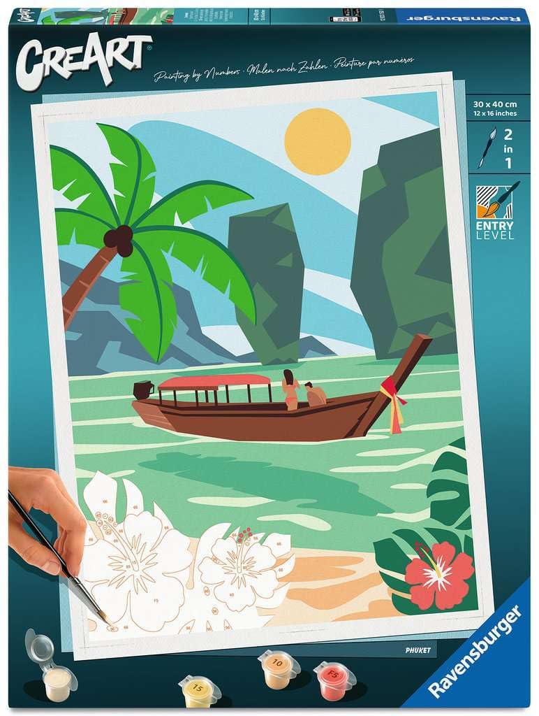 CreArt, Paint by Numbers Adults Trend - Phuket