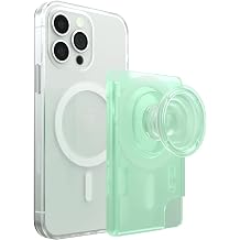 On The Grip Multi Functional Magnetic Phone Wallet with Expanding Phone Grip Kickstand Compatible with Magsafe Including Adapter Ring Phone Card Holder Mint