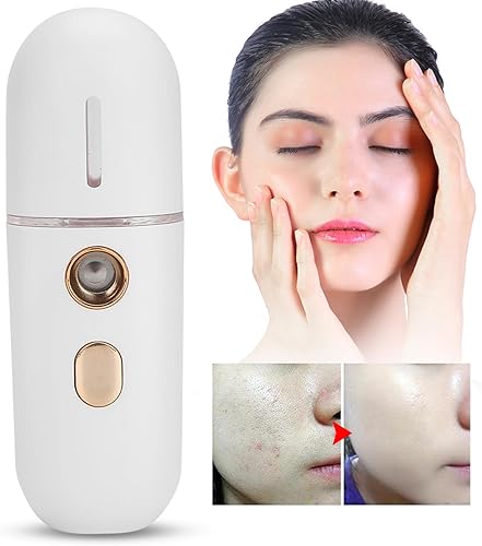 Miniatura 3 de Vaporizador facial de carga USB, humidificador facial portátil hidratante con moléculas de agua atomizada para penetración profunda de la piel,