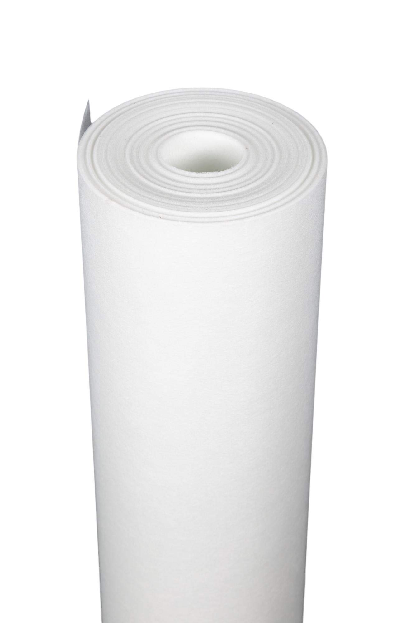 Malervlies Glasvlies Tapete Weiß 400 m² (50m x 1m x 8 Rollen - 400 m²) Anstrichvlies ca. 40 g/m² Vlies Renoviervlies Glattvlies Glasgewebe Abdeckfolie Abdeckvlies HE-M-VLIES-50-8-A