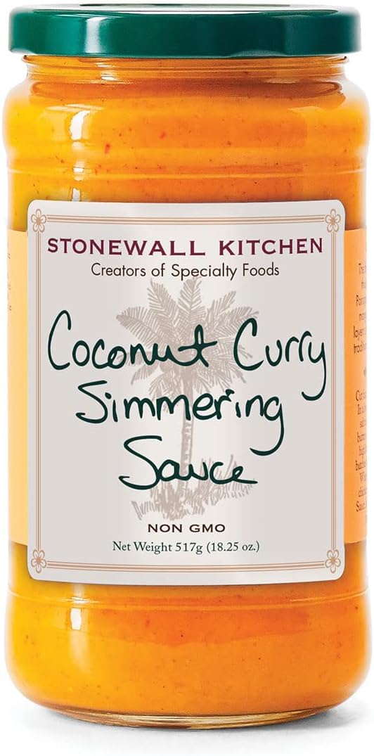 Stonewall Kitchen Coconut Curry Simmering Sauce, 18.25 Ounces