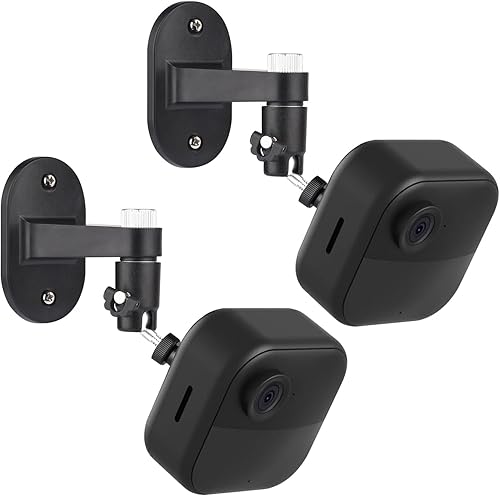Paquete de 2 soportes de montaje de pared de seguridad ajustables para Blink Outdoor 4 (4.ª generación), Blink XT / XT2, Blink Mini, ángulo de