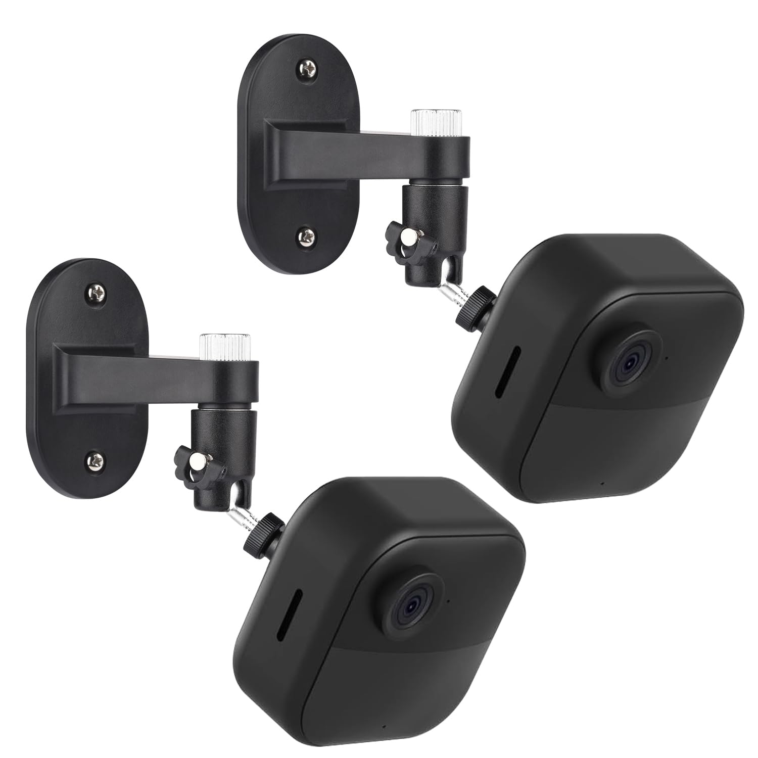 2Pack Adjustable Security Wall Mount Bracket for Blink Outdoor 4 (4th Gen) / (3rd Gen), XT / XT2, Mini - Perfect View Angle for Your Surveillance Camera - Black