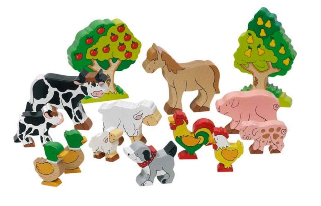 Cause Farm Animals, Wood, 3.94 inches