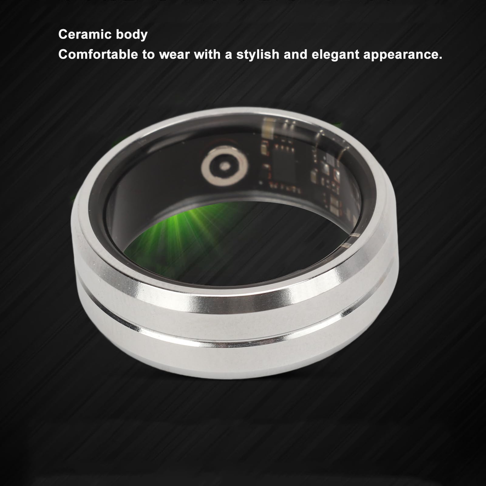 Dpofirs Anillo de seguimiento de fitness, rastreador de actividad impermeable IP68, rastreador de actividad inteligente, seguimiento de fitness, seguimiento del sueño, anillo inteligente rastreador de