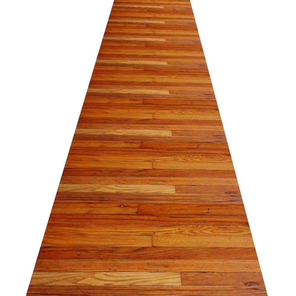 Tapis couloir effet parquet 3D pour réchauffer l'ambiance de votre entrée