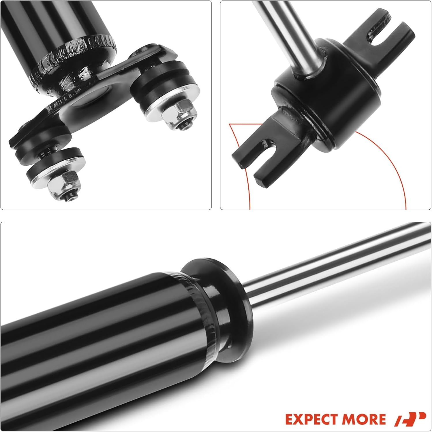 A-Premium Pair (2) Front Shock Absorber Compatible with Ford Mustang 1964-1970 Maverick 1970-1977 & Mercury Cougar Comet & Bricklin SV-1, Driver and Passenger Side