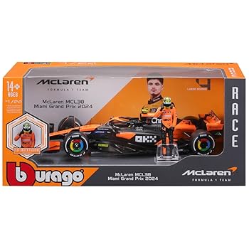 【セール】 ブラーゴ 2024 マクラーレン MCL38 ケース付 4台セット セール】 ブラーゴ 2024 マクラーレン MCL38 ケース付 4台セット