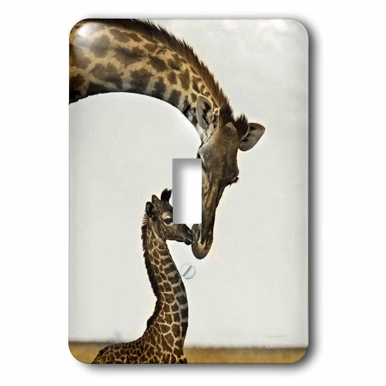 Girafe Mama and Baby interrupteur unique pour une ambiance chaleureuse