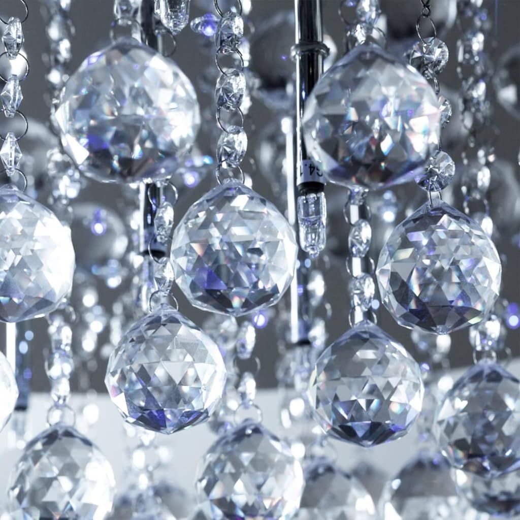 Clear Acrylic Snowflake Teardrop Ball Ice Stick Christmas Ornament for Indoors Outdoor Holiday Decors
