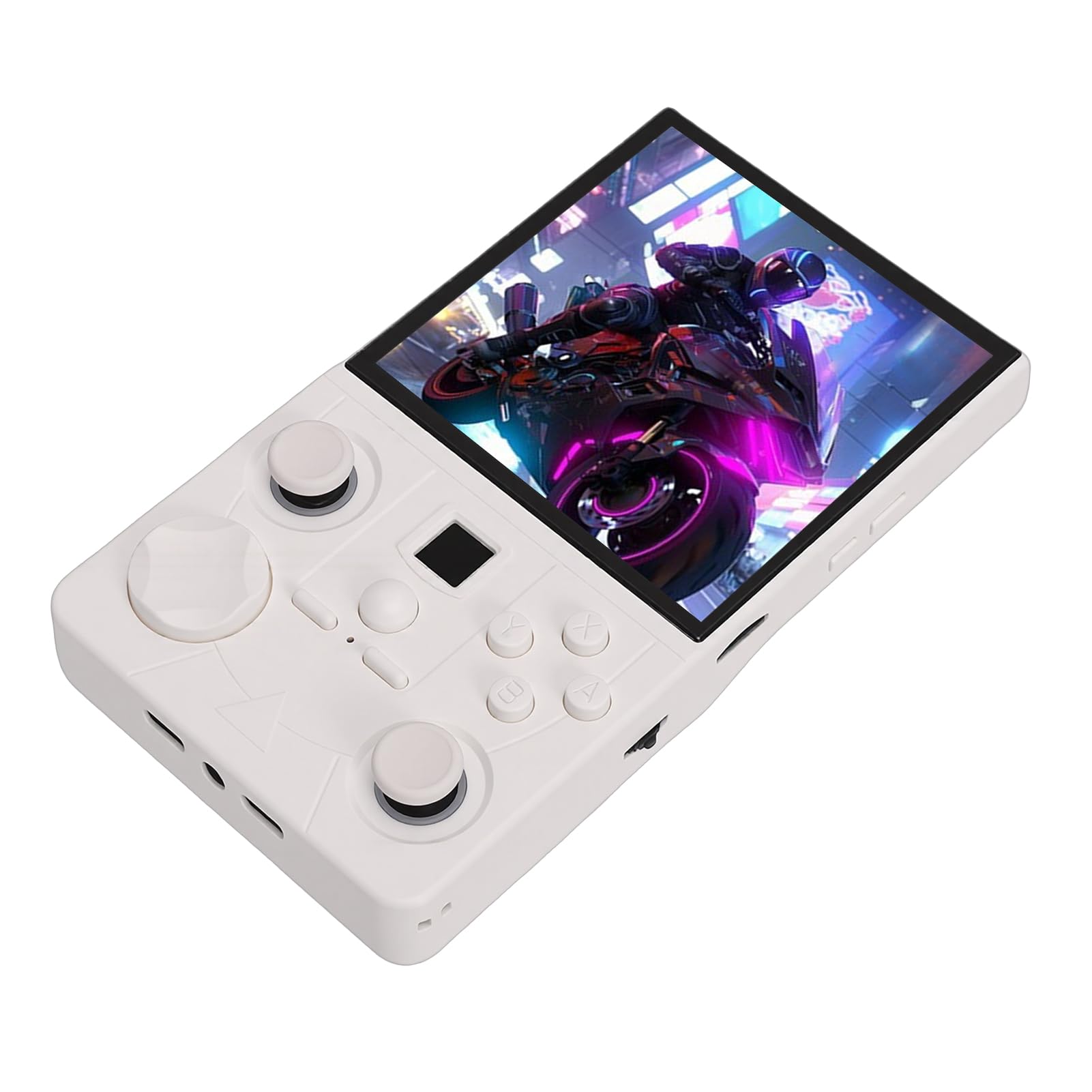 Console di Gioco Portatile con Schermo HD MIPI da 4 Pollici di Gioco retrò con Doppio Joystick Ricaricabile per Supporto di Espansione della Scheda di Memoria (64G)